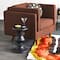 Hello Honey® Berns Mid-Century Modern Solid Mango Table with Flat Top